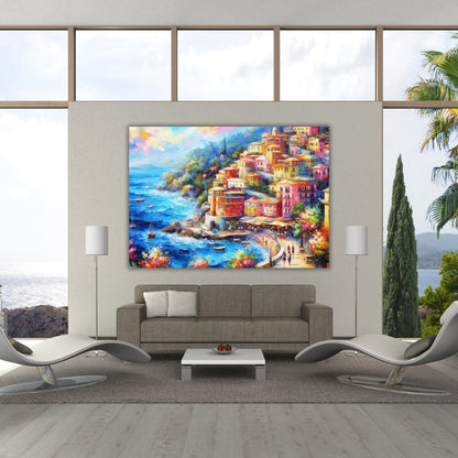 Positano Wall Art Canvas Print