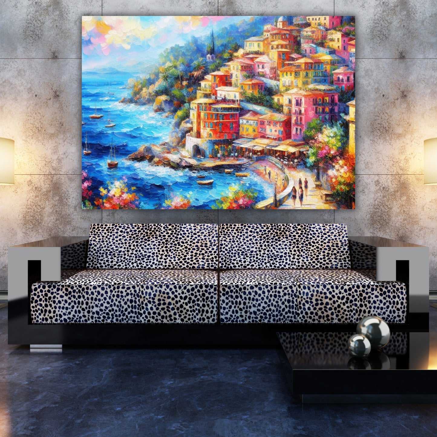 Positano Wall Art Canvas Print