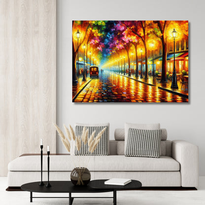 Romance Lane Wall Art Canvas Print