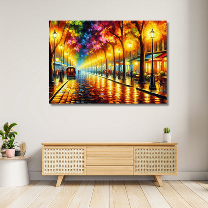 Romance Lane Wall Art Canvas Print