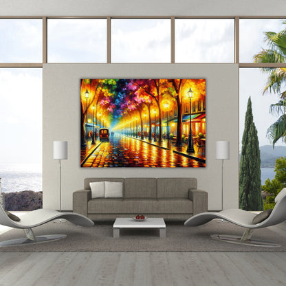 Romance Lane Wall Art Canvas Print