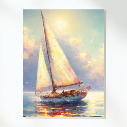 Sail Away Wall Art Canvas Print