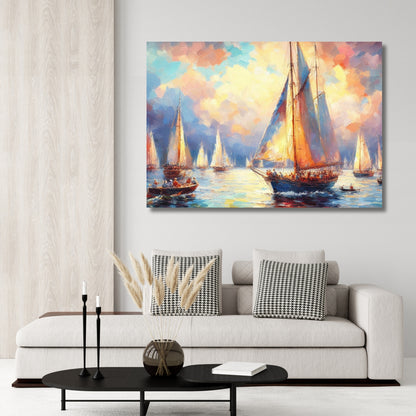 Sailing Wall Art Canvas Print