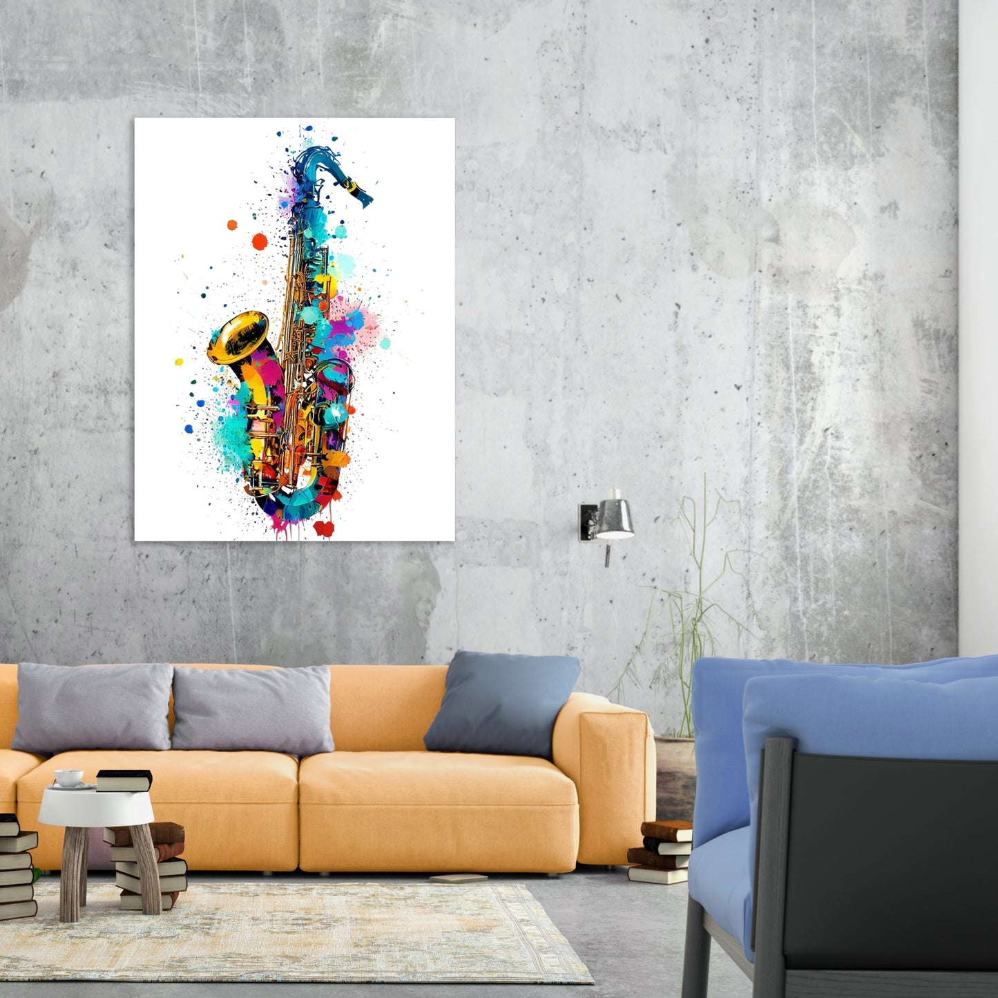 Saxophone Wall Art Canvas Print