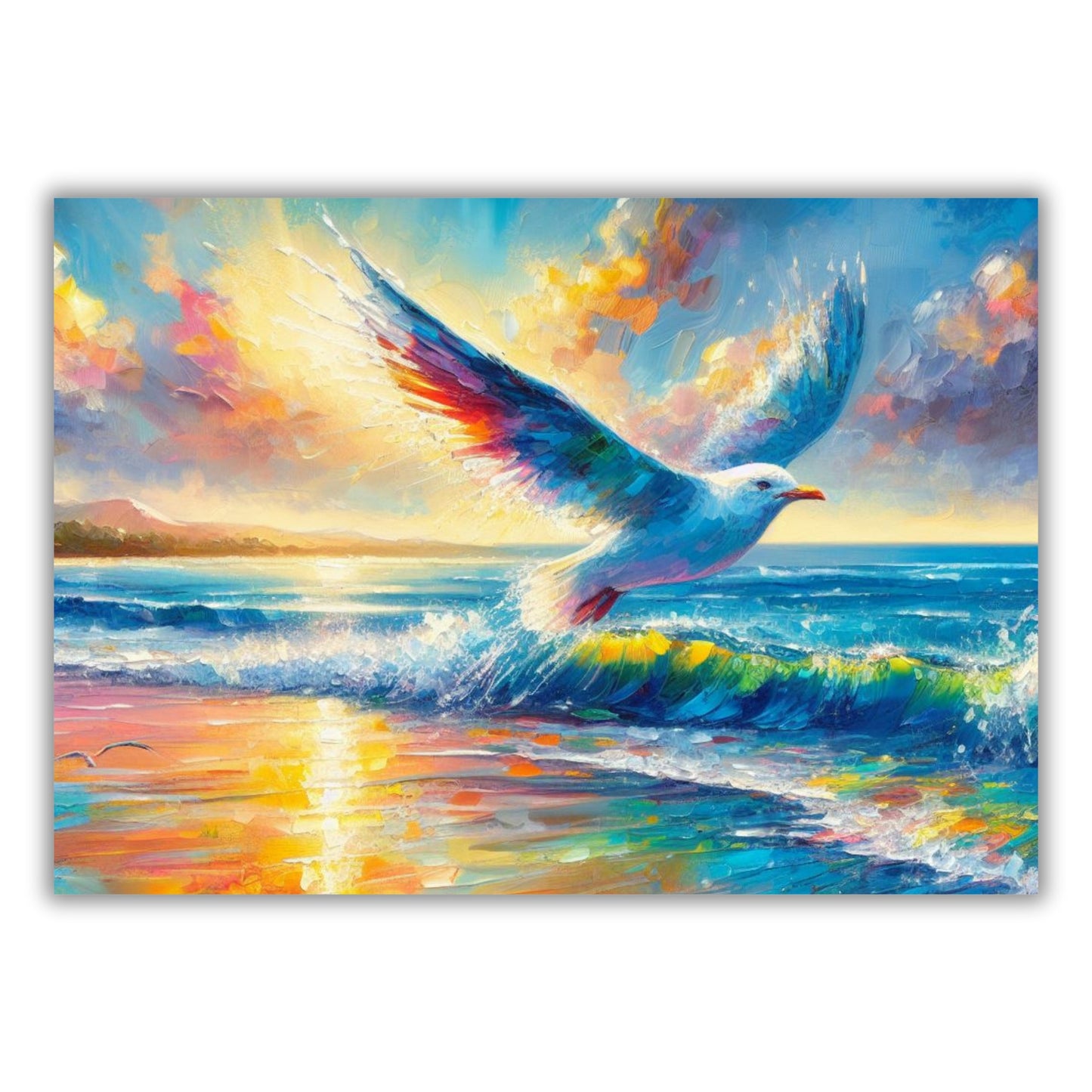 Seagull Wall Art Canvas Print