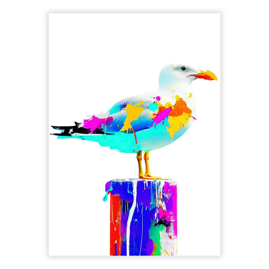 Seagull Wall Art Canvas Print