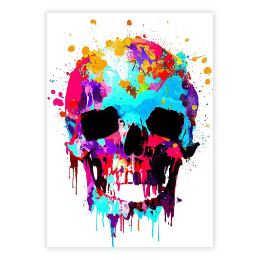 Skull Wall Art Canvas Print