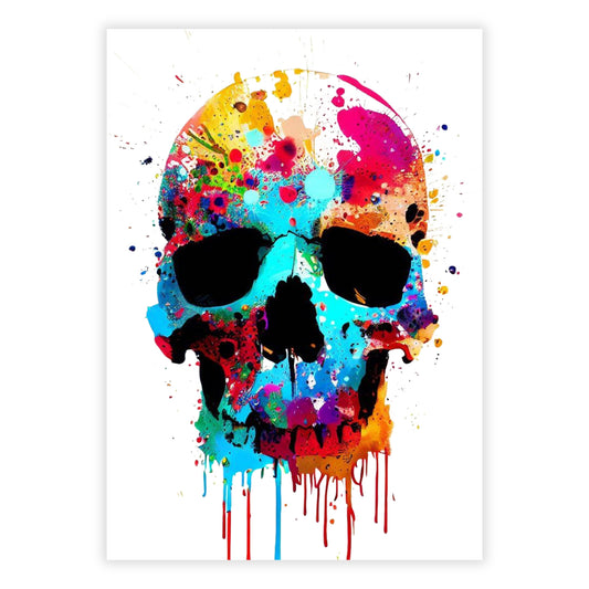 Skull Candy Wall Art Canvas Print