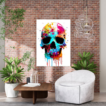 Skull Candy Wall Art Canvas Print