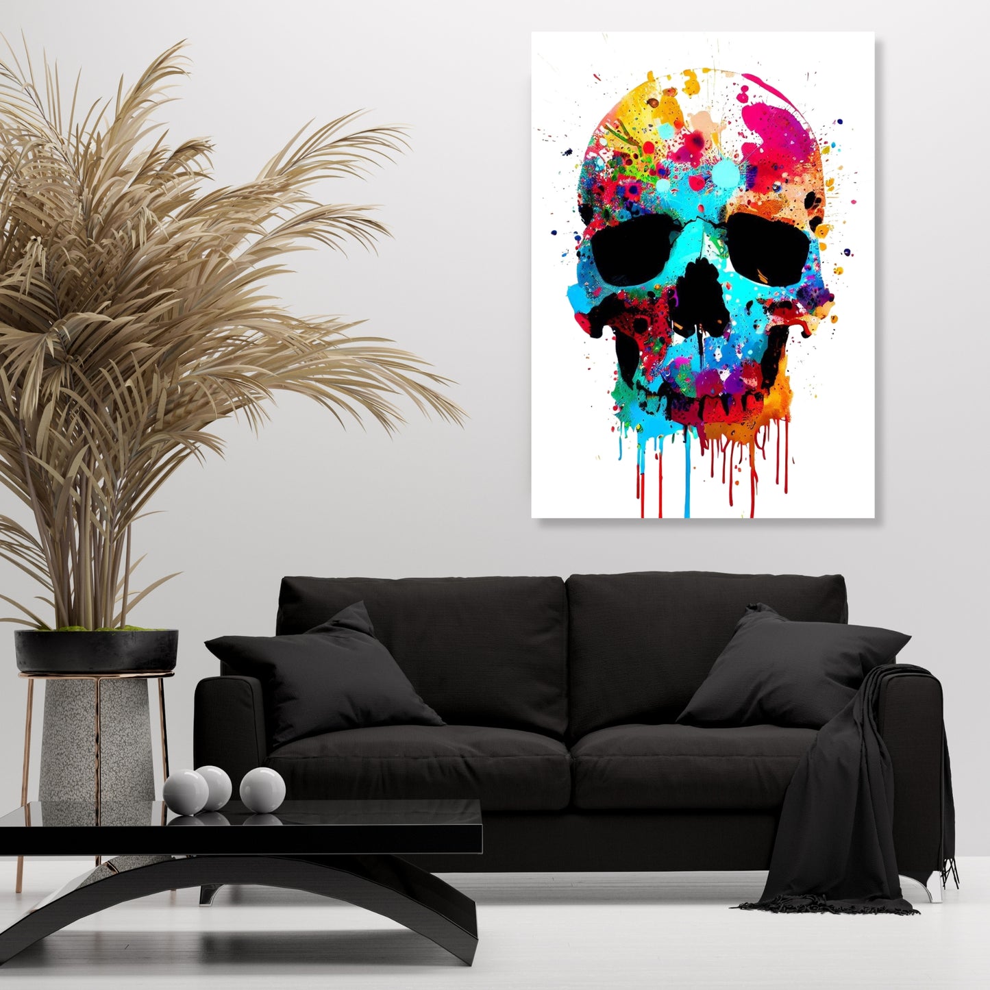 Skull Candy Wall Art Canvas Print