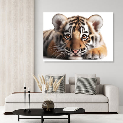 Tiger Cub Animal Kingdom Wall Art Canvas Print