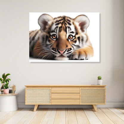 Tiger Cub Animal Kingdom Wall Art Canvas Print