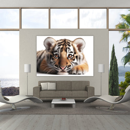 Tiger Cub Animal Kingdom Wall Art Canvas Print