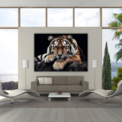 Tiger's Watch Animal Kingdom Wall Art Canvas Print