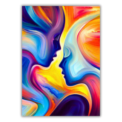 Twin Flame Wall Art Canvas Print