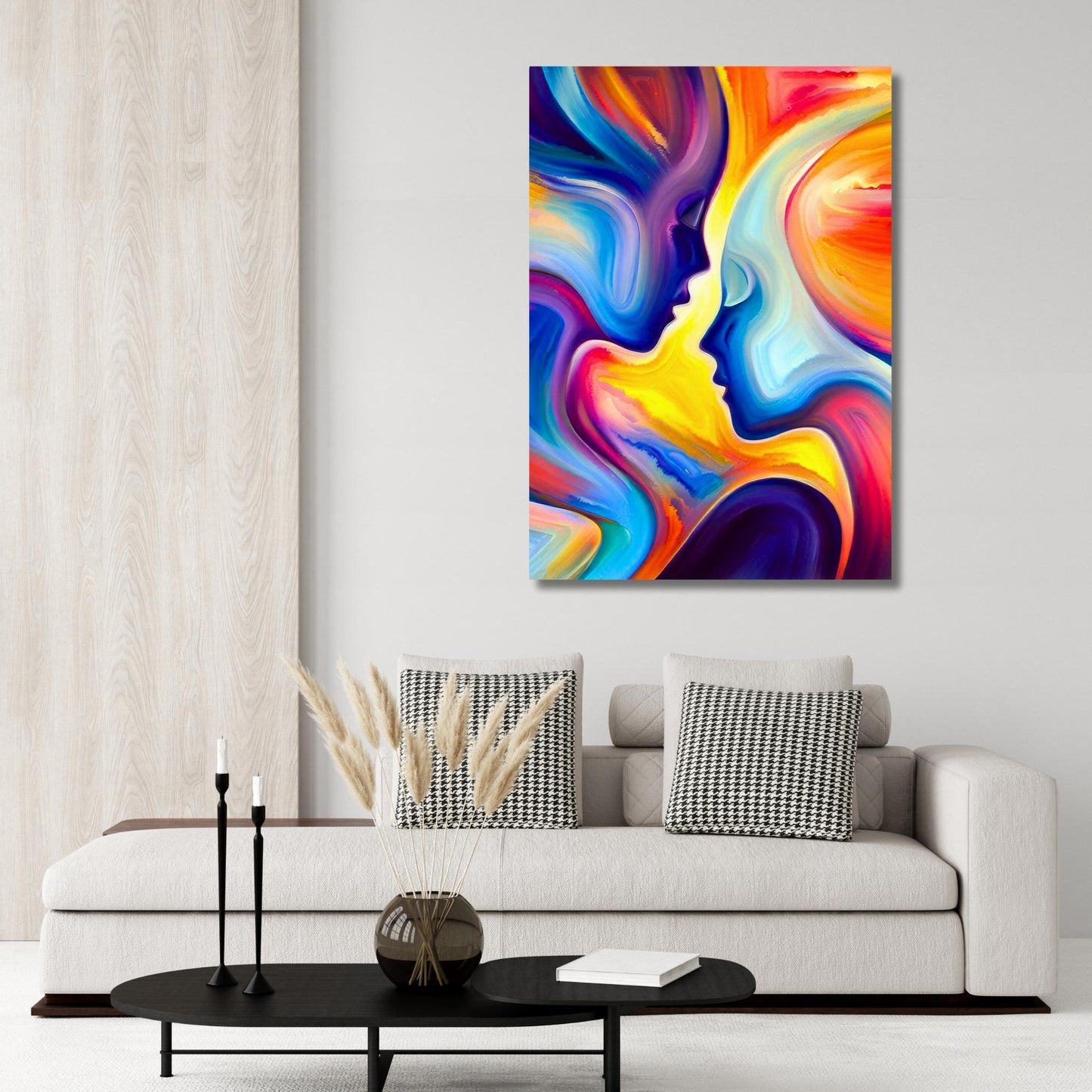 Twin Flame Wall Art Canvas Print