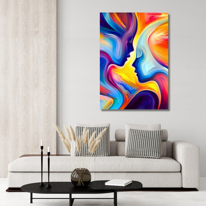 Twin Flame Wall Art Canvas Print