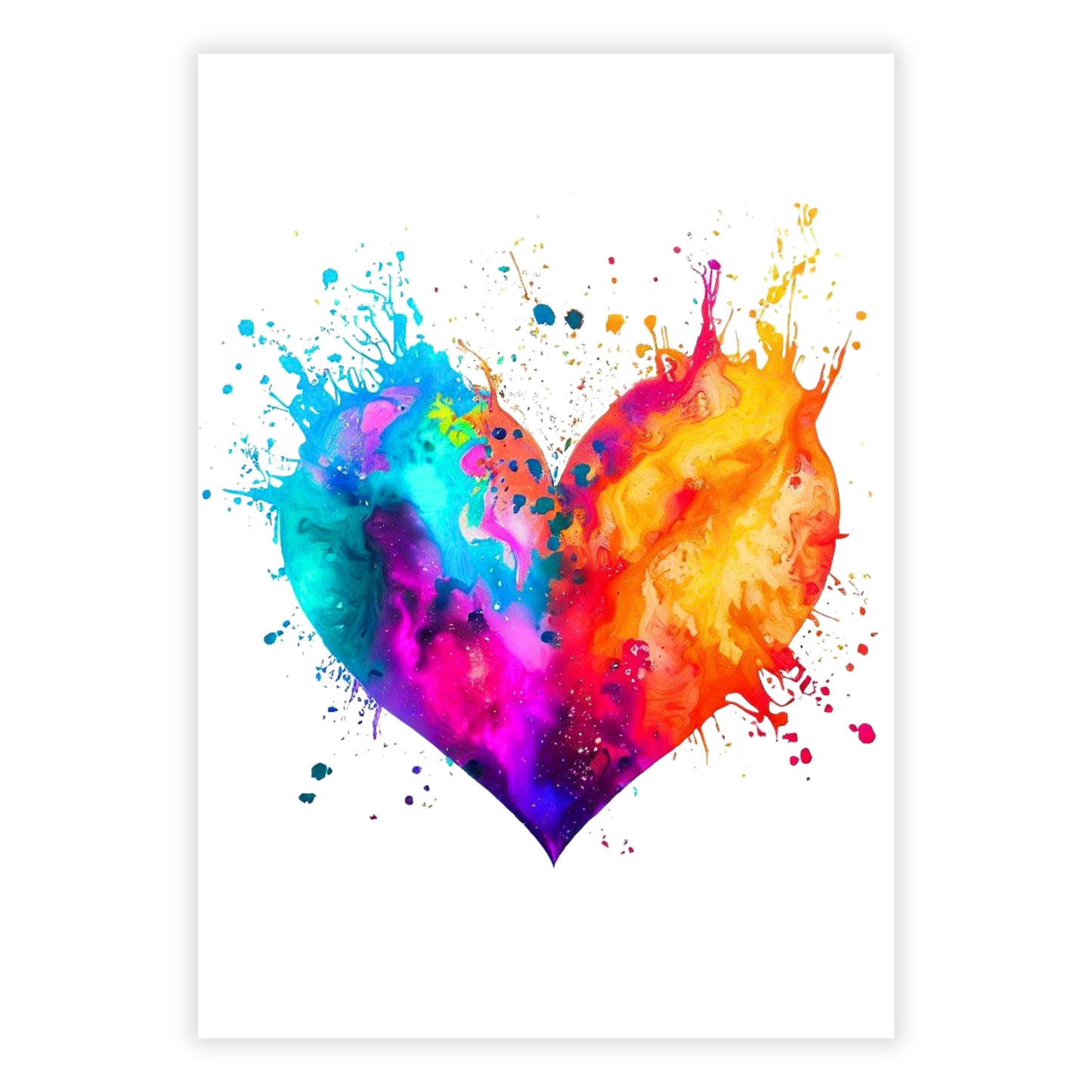 Two Hearts Wall Art Canvas Print