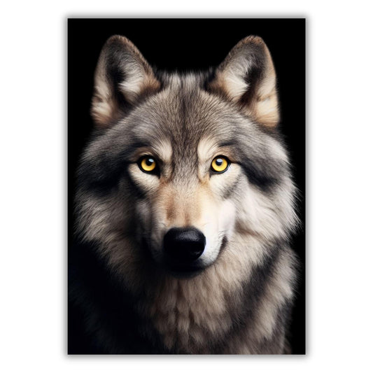 Wolf Animal Kingdom Wall Art Canvas Print