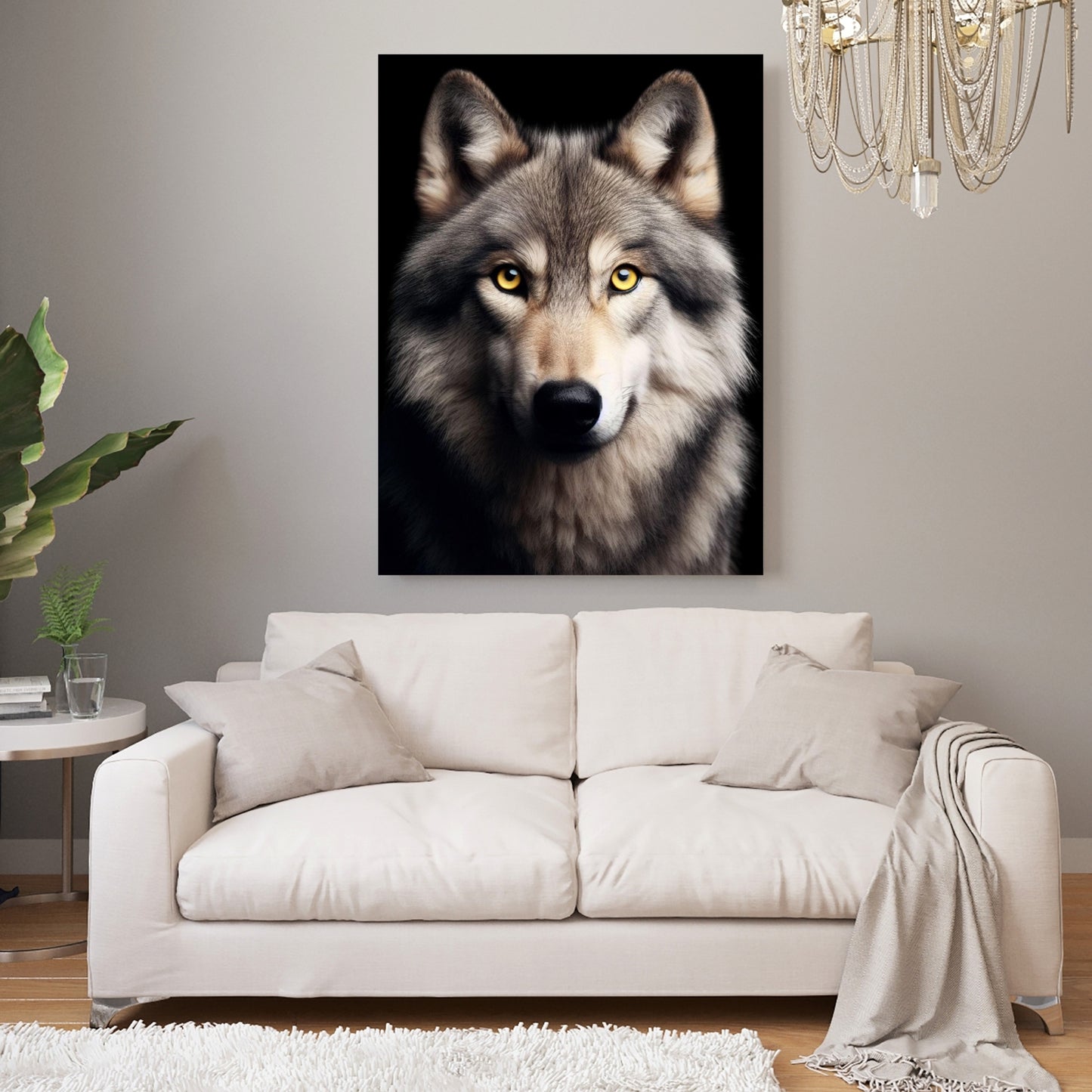 Wolf Animal Kingdom Wall Art Canvas Print