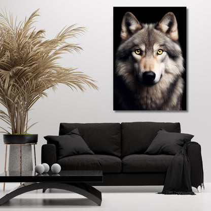 Wolf Animal Kingdom Wall Art Canvas Print