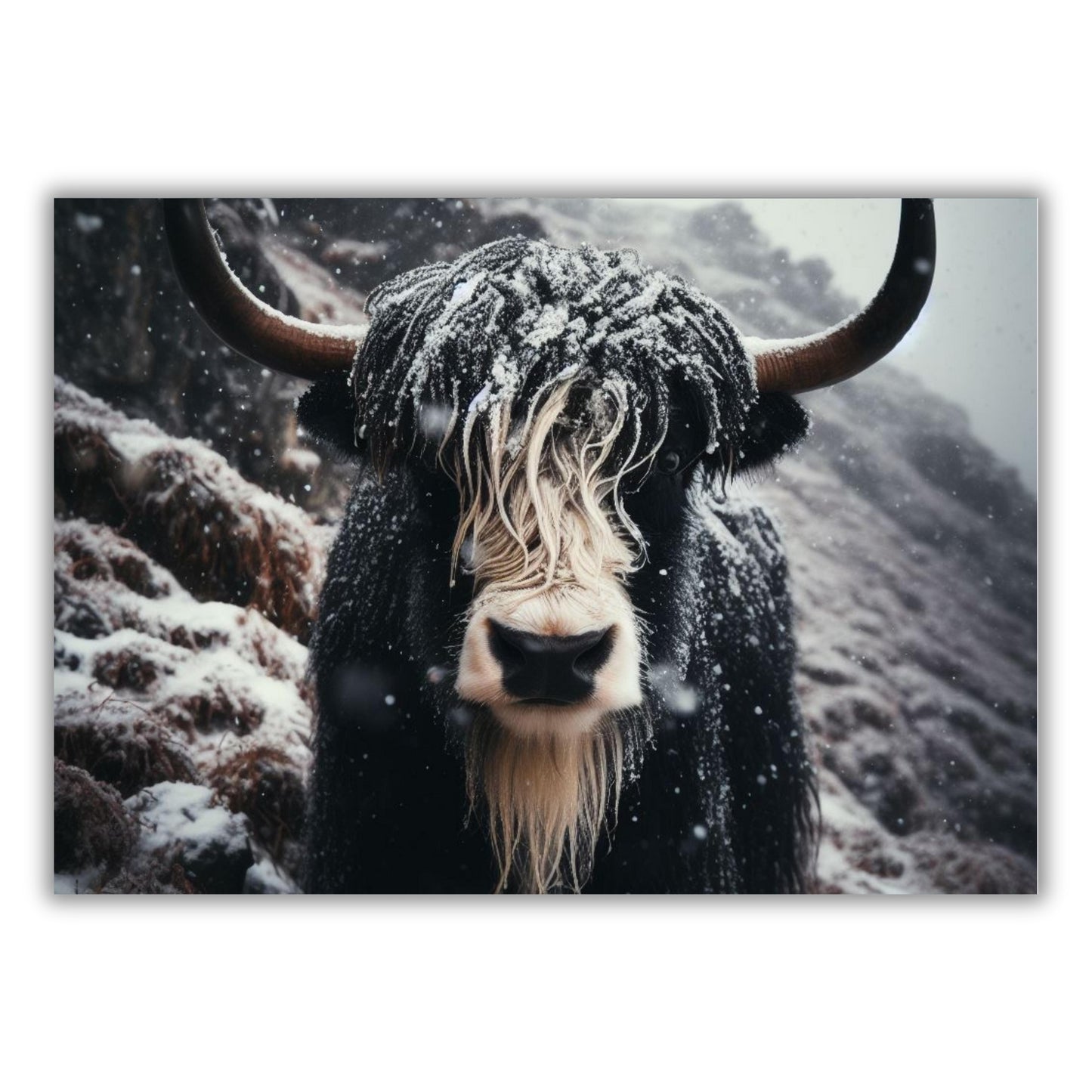 Yak Animal Kingdom Wall Art Canvas Print