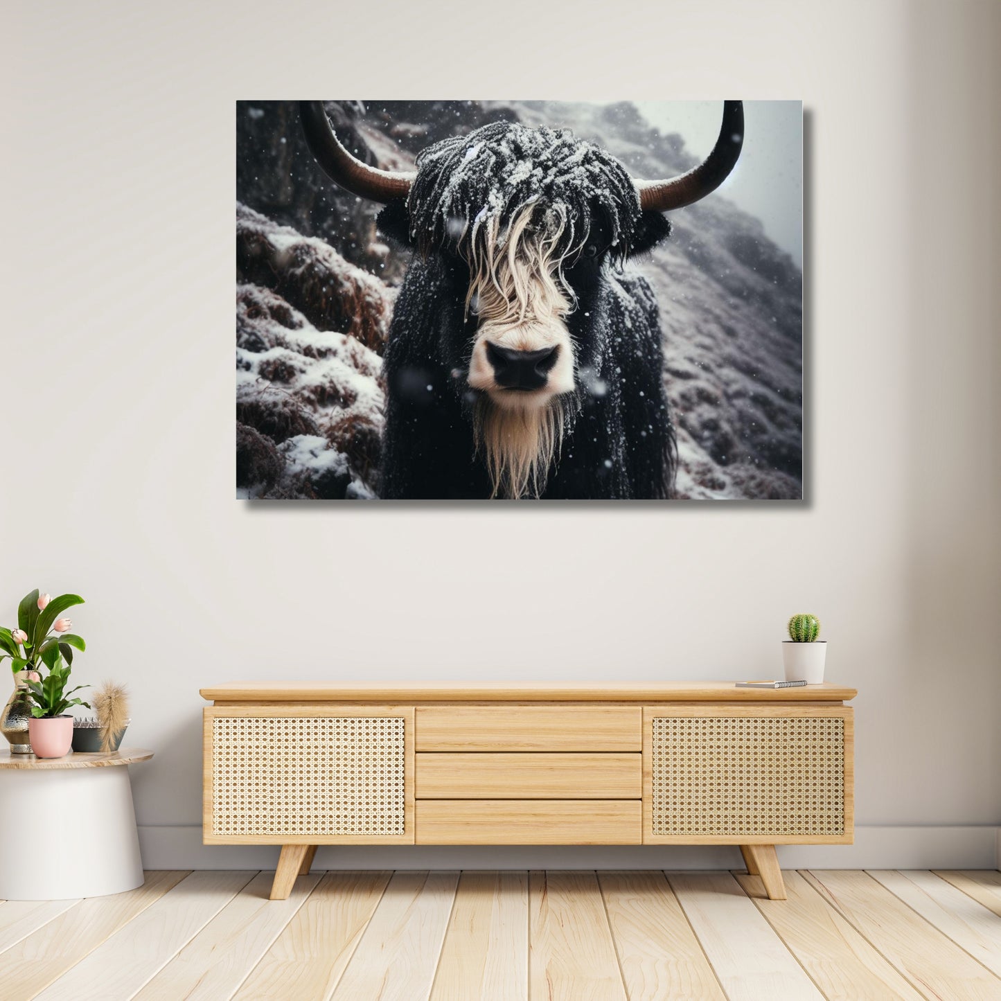 Yak Animal Kingdom Wall Art Canvas Print