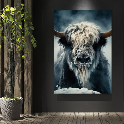 Wild Yak Animal Kingdom Wall Art Canvas Print