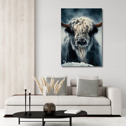 Wild Yak Animal Kingdom Wall Art Canvas Print