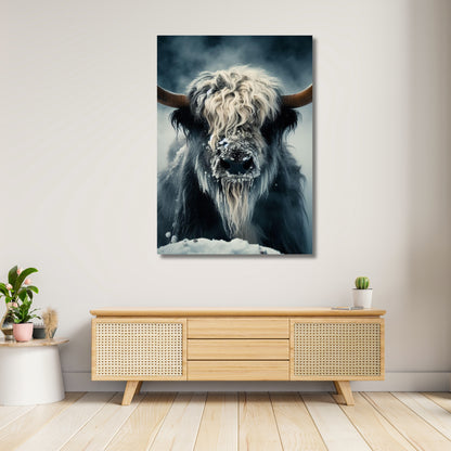 Wild Yak Animal Kingdom Wall Art Canvas Print