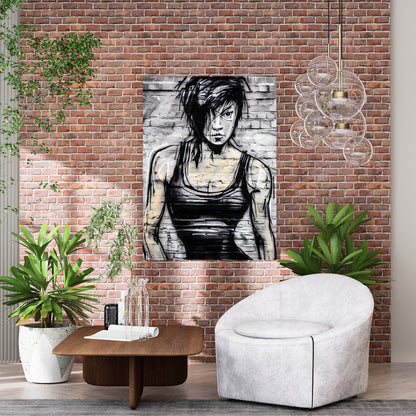 Femme Fatale Wall Art Canvas Print