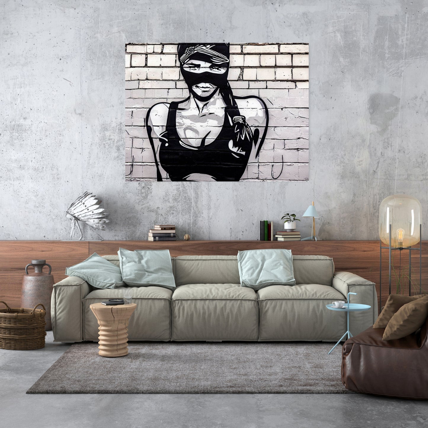 City Vixen Wall Art Canvas Print