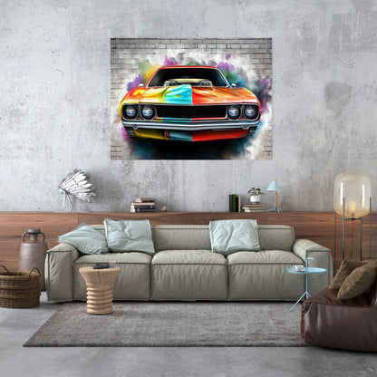 Muscle Machine Wall Art Canvas Print