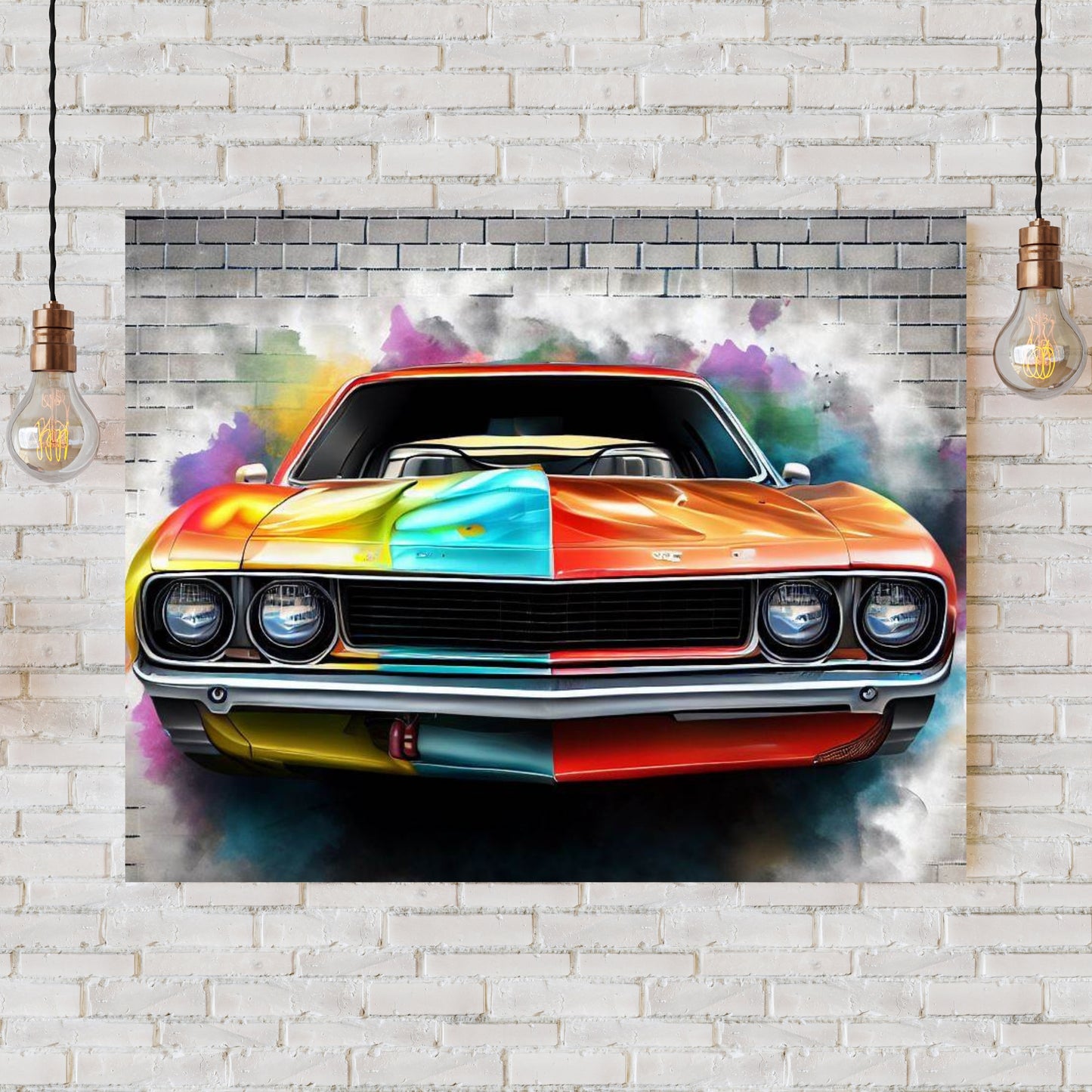 Muscle Machine Wall Art Canvas Print