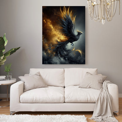 The Phoenix Wall Art Canvas Print