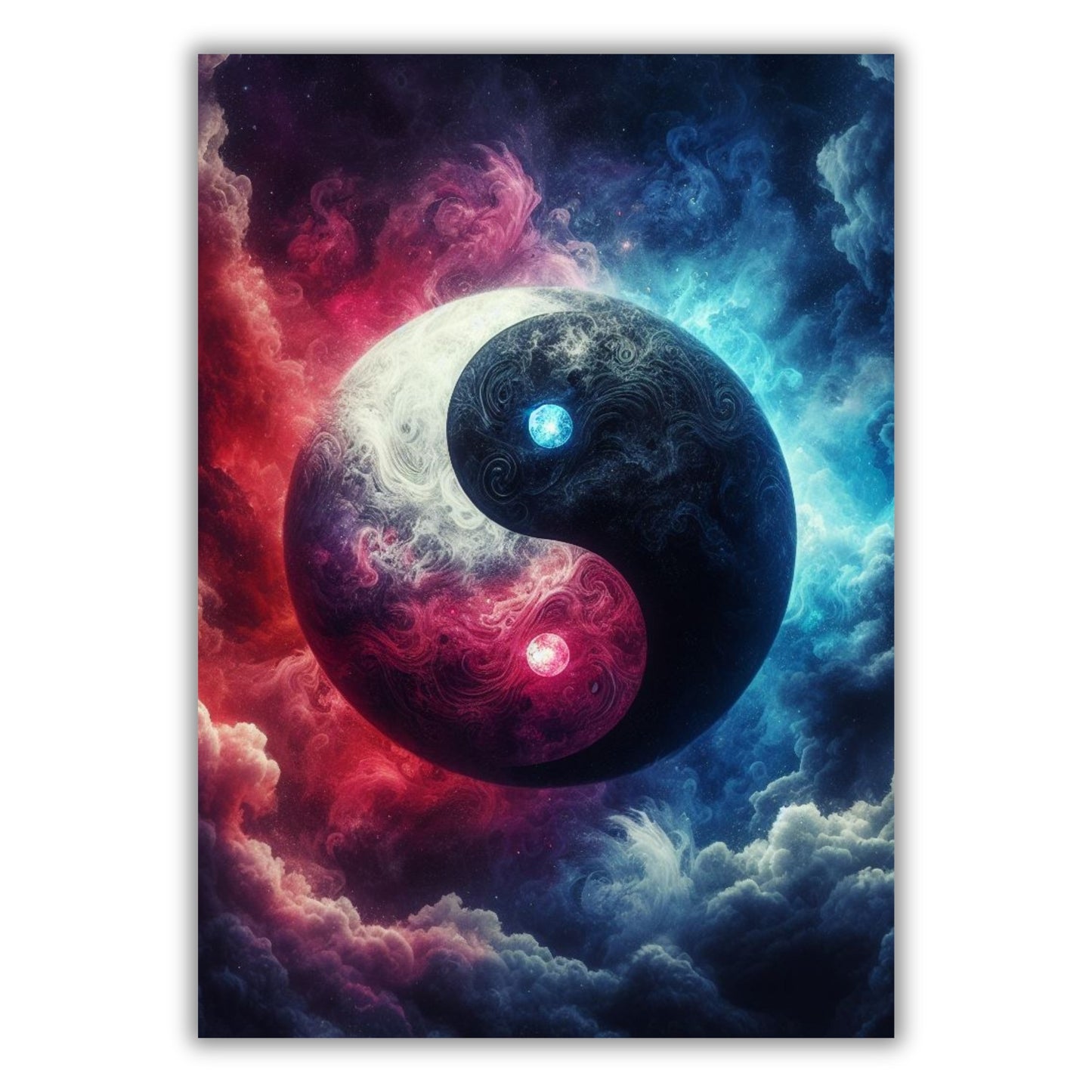 Yin Yang Wall Art Canvas Print