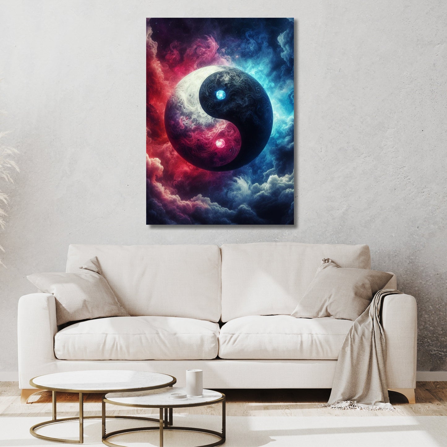 Yin Yang Wall Art Canvas Print