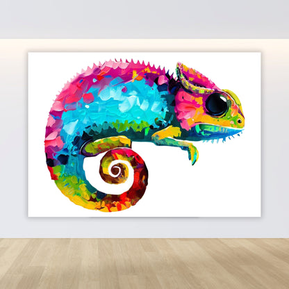 Chameleon Vibrance Wall Art Canvas Print