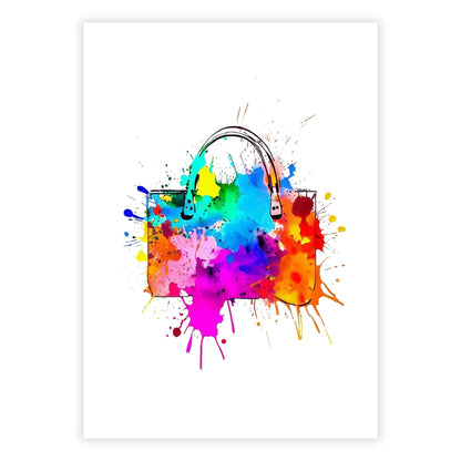 Fashionista Handbag Wall Art Canvas Print