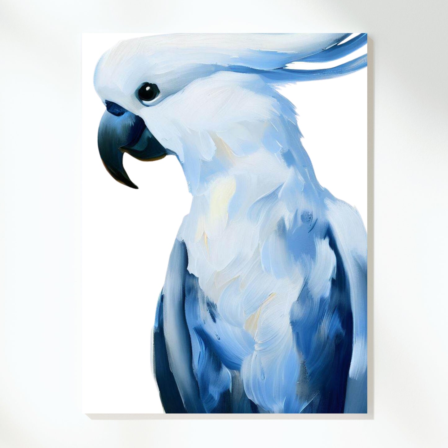 Hamptons Cockatoo Wall Art Canvas Print