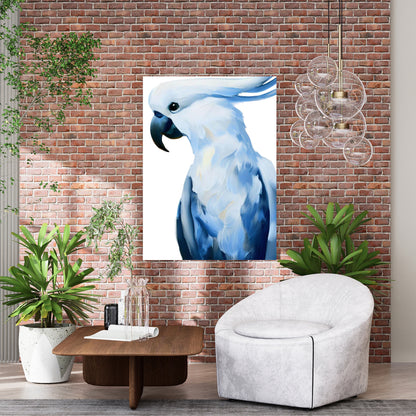 Hamptons Cockatoo Wall Art Canvas Print