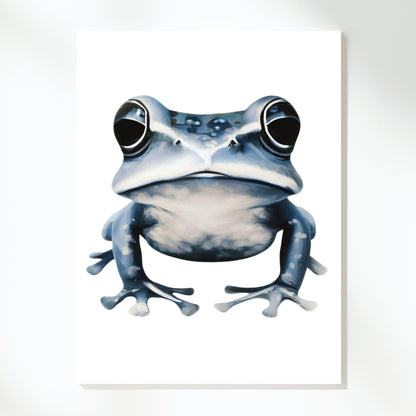 Hamptons Frog Wall Art Canvas Print