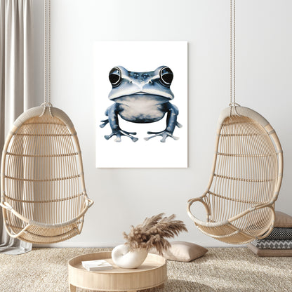 Hamptons Frog Wall Art Canvas Print