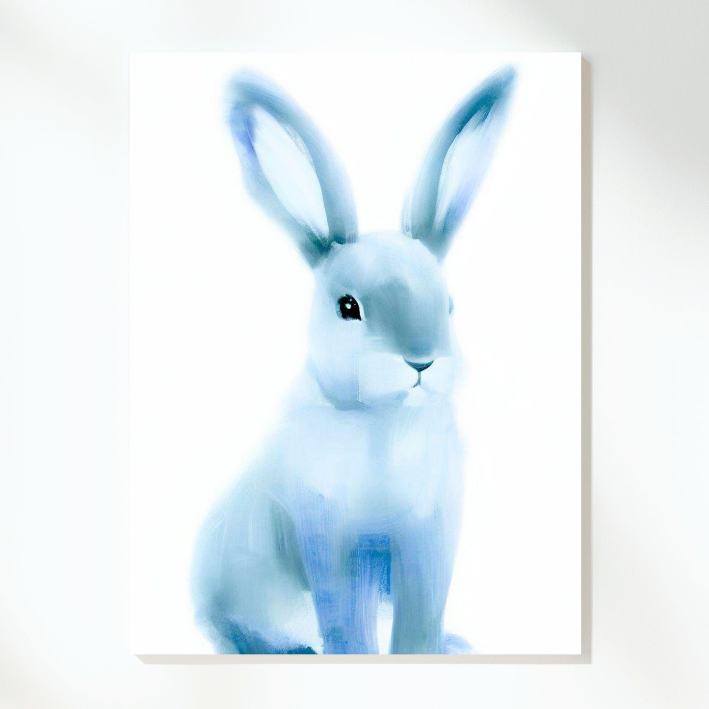 Hamptons Rabbit Wall Art Canvas Print