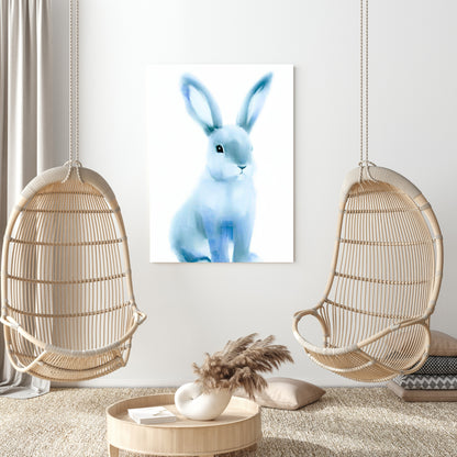 Hamptons Rabbit Wall Art Canvas Print