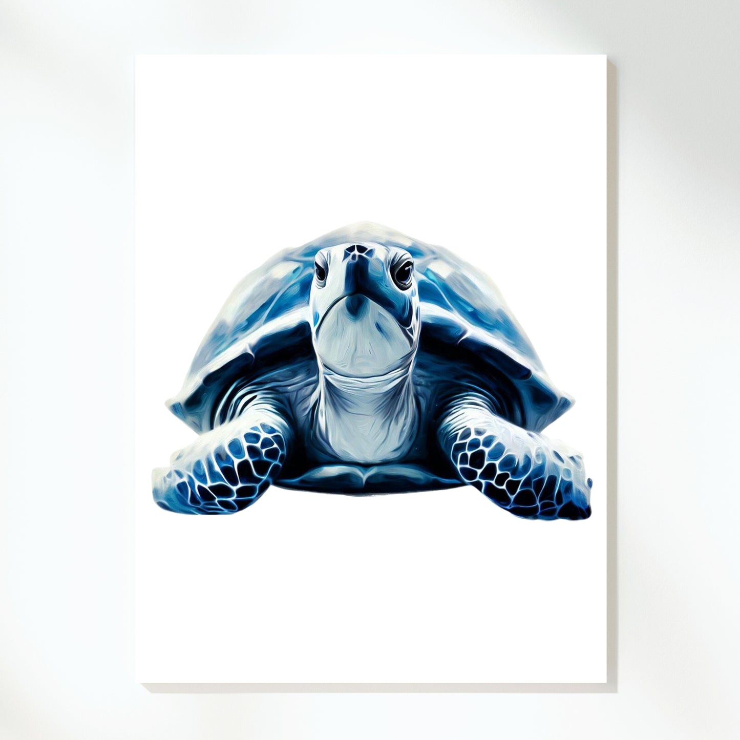 Hamptons Turtle Wall Art Canvas Print