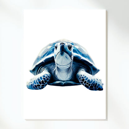 Hamptons Turtle Wall Art Canvas Print