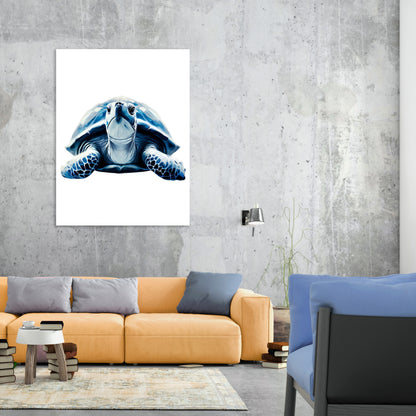 Hamptons Turtle Wall Art Canvas Print