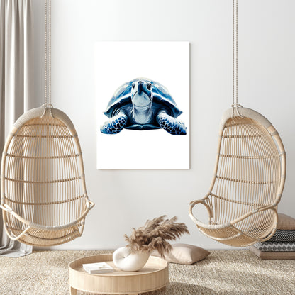 Hamptons Turtle Wall Art Canvas Print