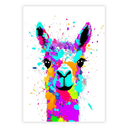 Larry Llama Wall Art Canvas Print